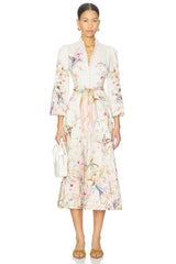 Rebellion Button Midi Dress