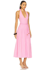 Melody Drop Wasit Midi Dress