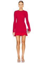 Otto Knit Poplin Combo Dress