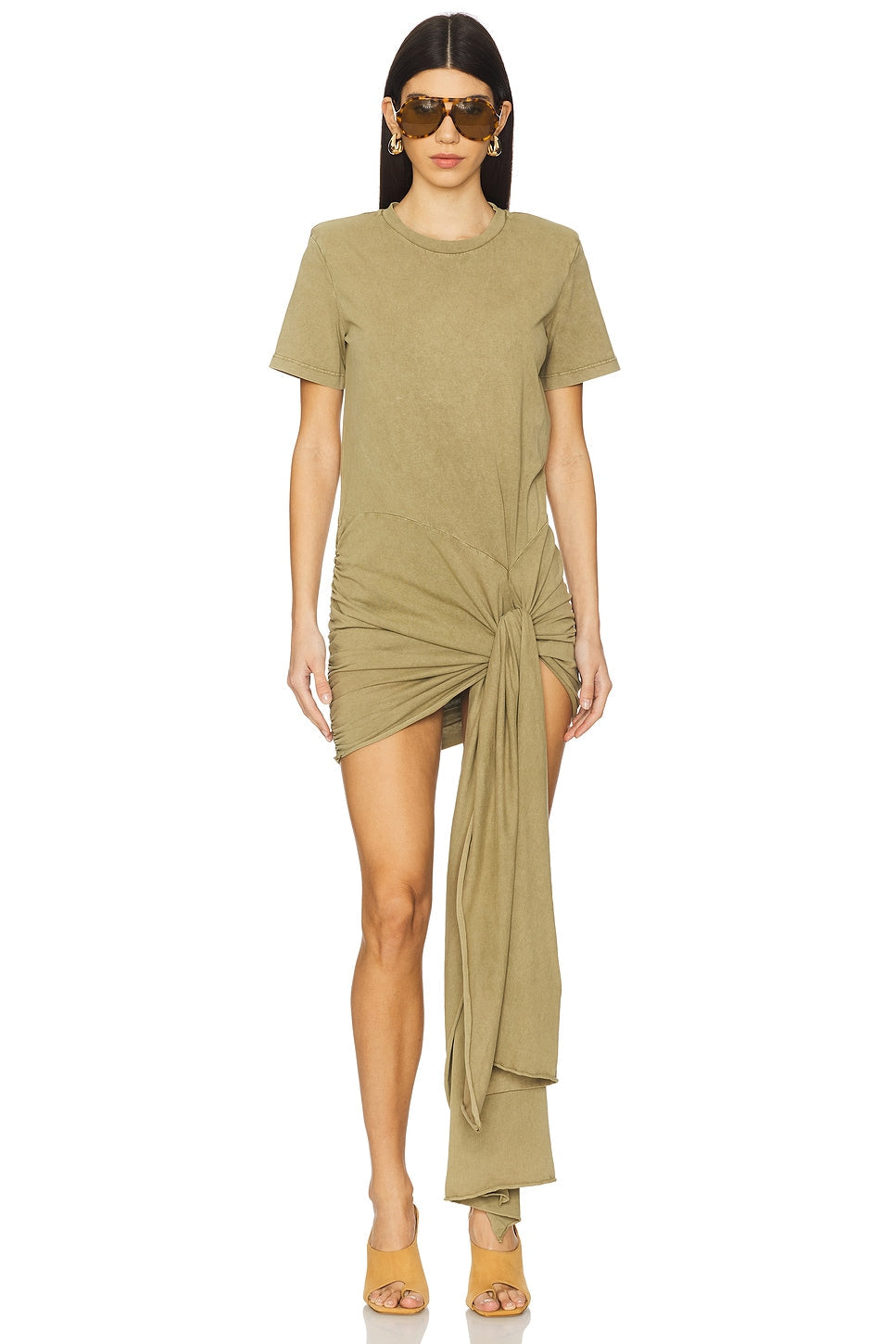 Draped Mini Dress