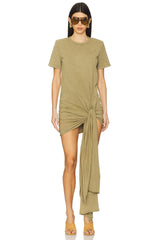 Draped Mini Dress