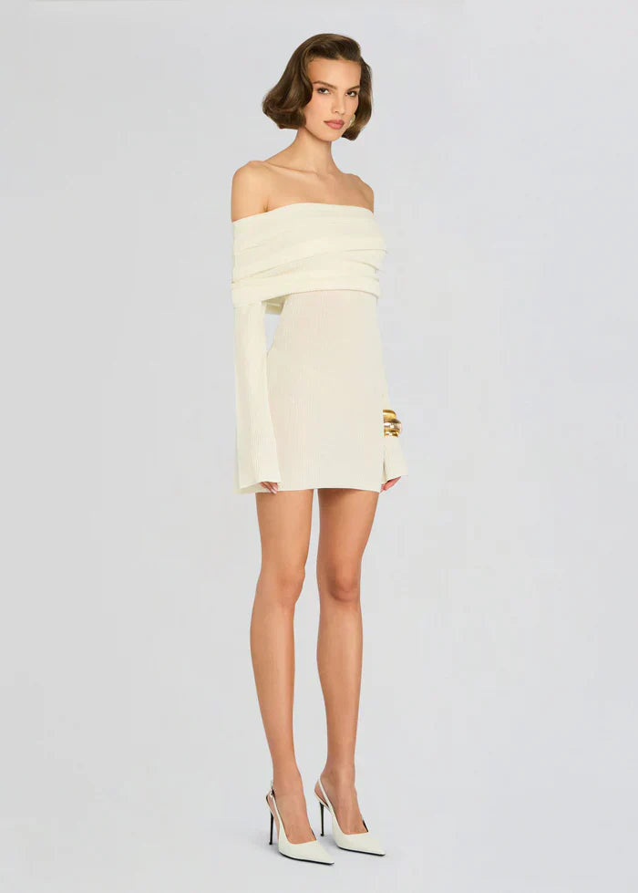 Galli Rib Knit Mini Dress